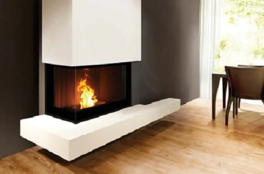 L’atmosfera giusta per le vostre serate invernali con il termocamino a pellet