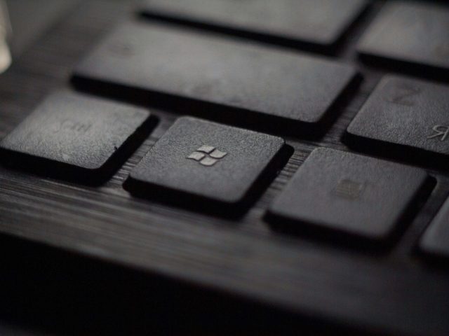 Una tastiera per computer Windows